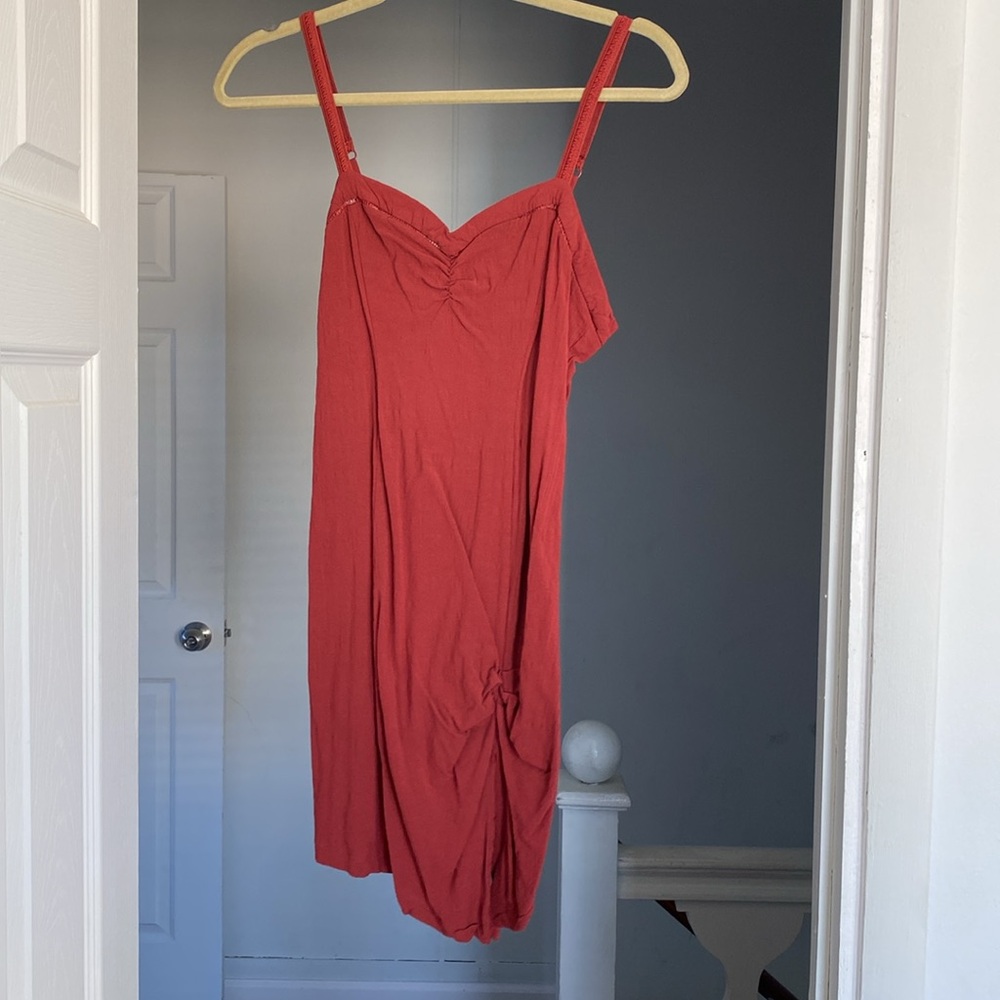 Free People Monroe Mini Dress in Rust - Picture 7 of 10